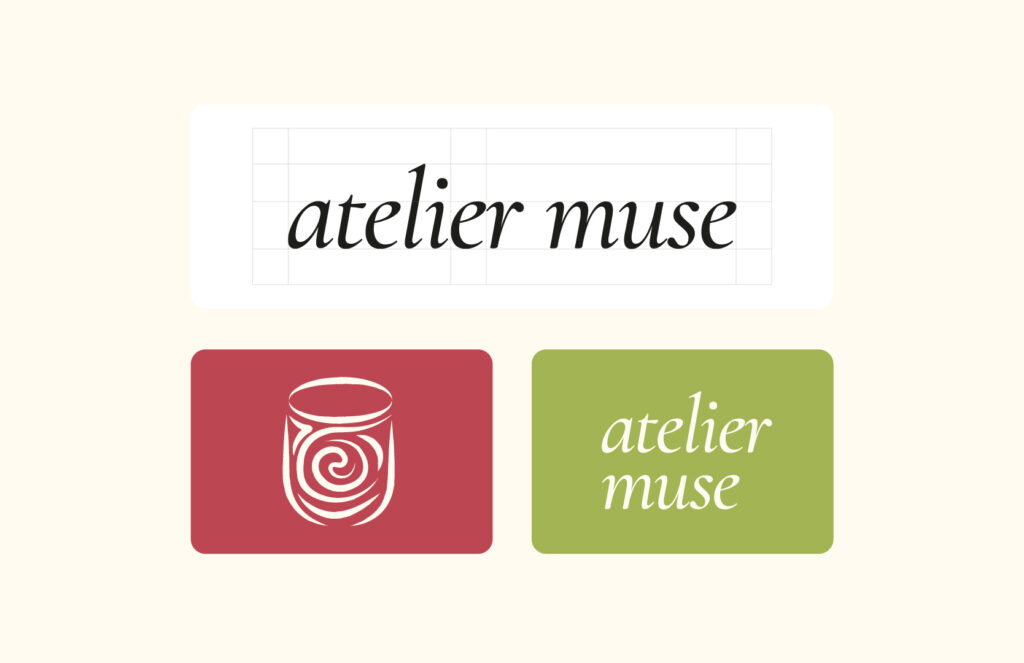 Atelier Muse Logos Principal et Secondaires
